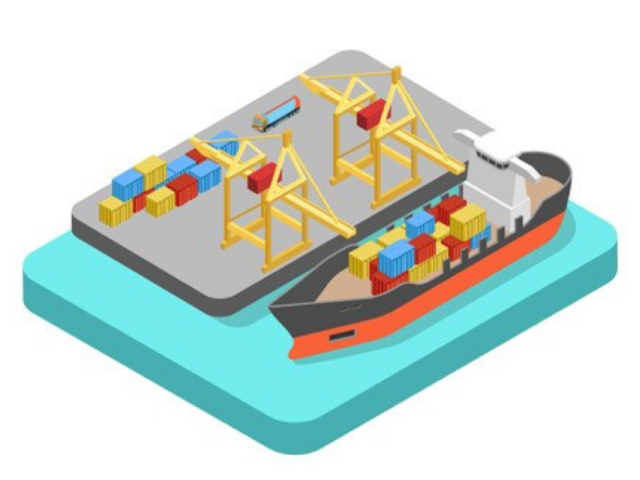 servicio de mercanca en puertos